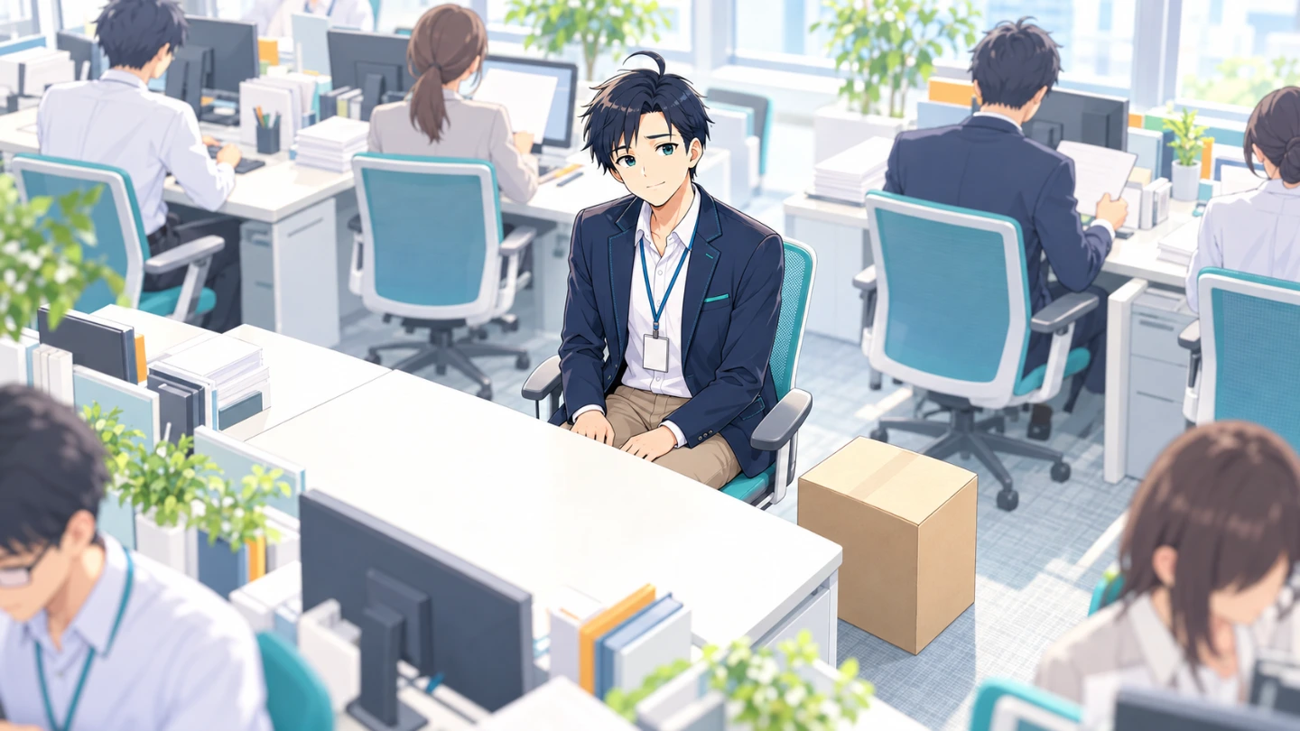 入社後のミスマッチの失敗から学ぶ、まなぶとみらいのイラスト